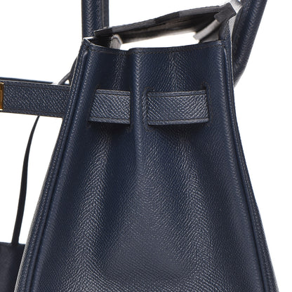 Hermes Epsom Birkin 30 Bleu Indigo 27 of 31