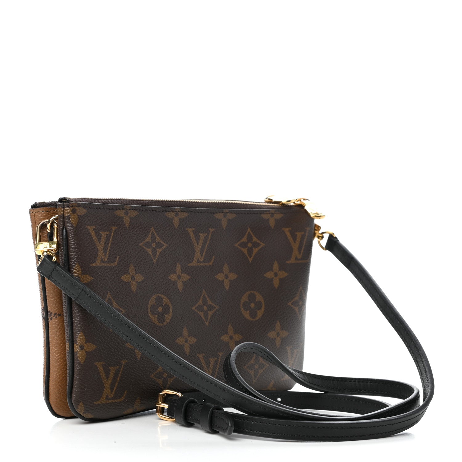 Louis Vuitton Reverse Monogram Giant Double Zip Pochette 3 of 10