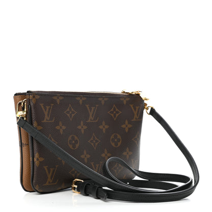 Louis Vuitton Reverse Monogram Giant Double Zip Pochette 3 of 10
