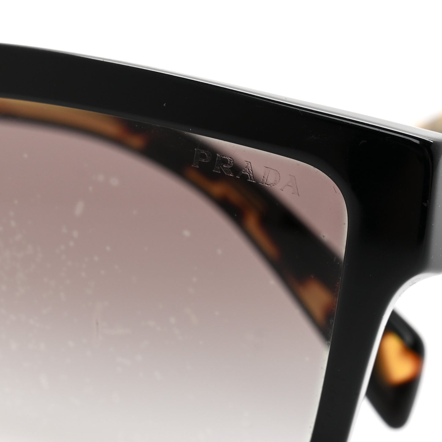 Acetate Square Sunglasses SPR 24Z Black Tortoise
