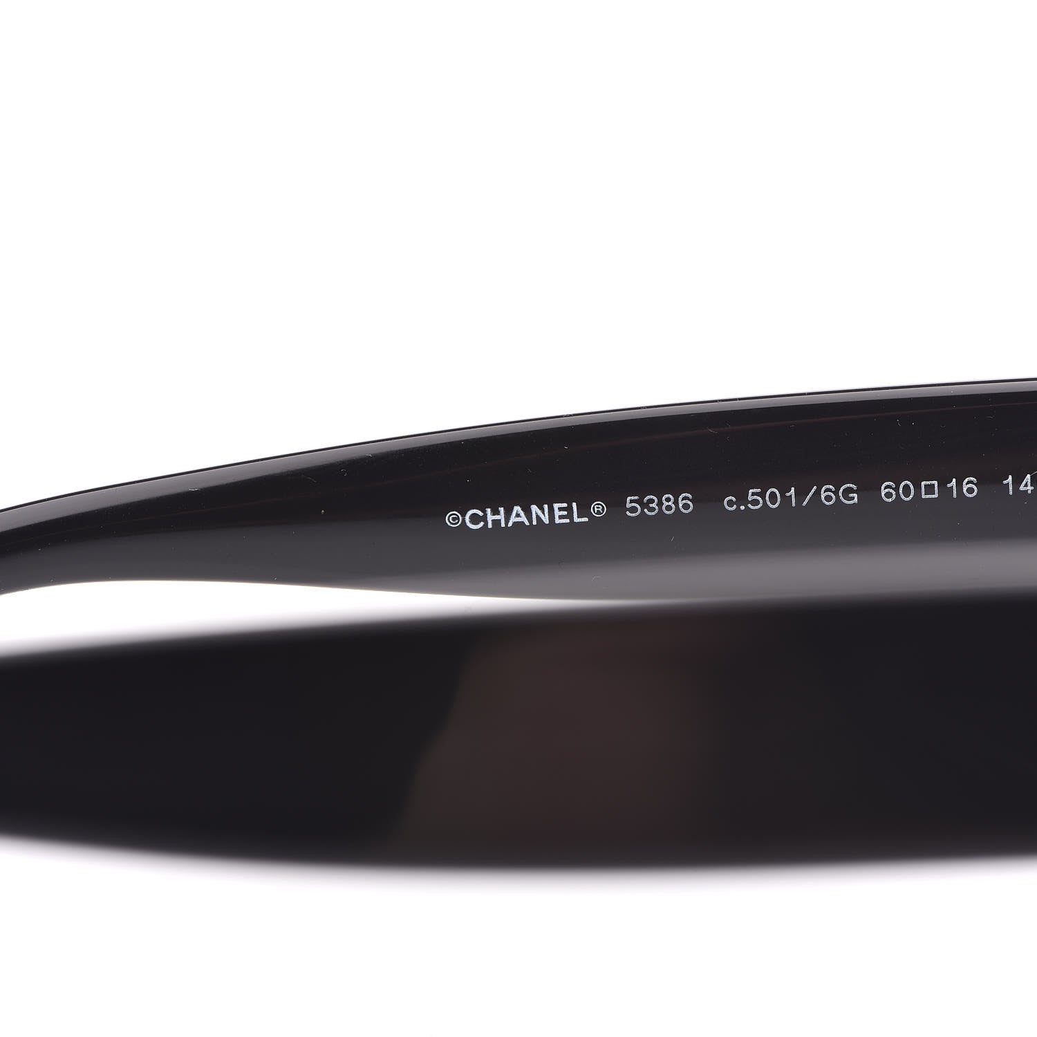 Chanel Acetate Butterfly Sunglasses 5386 Black 5 of 8