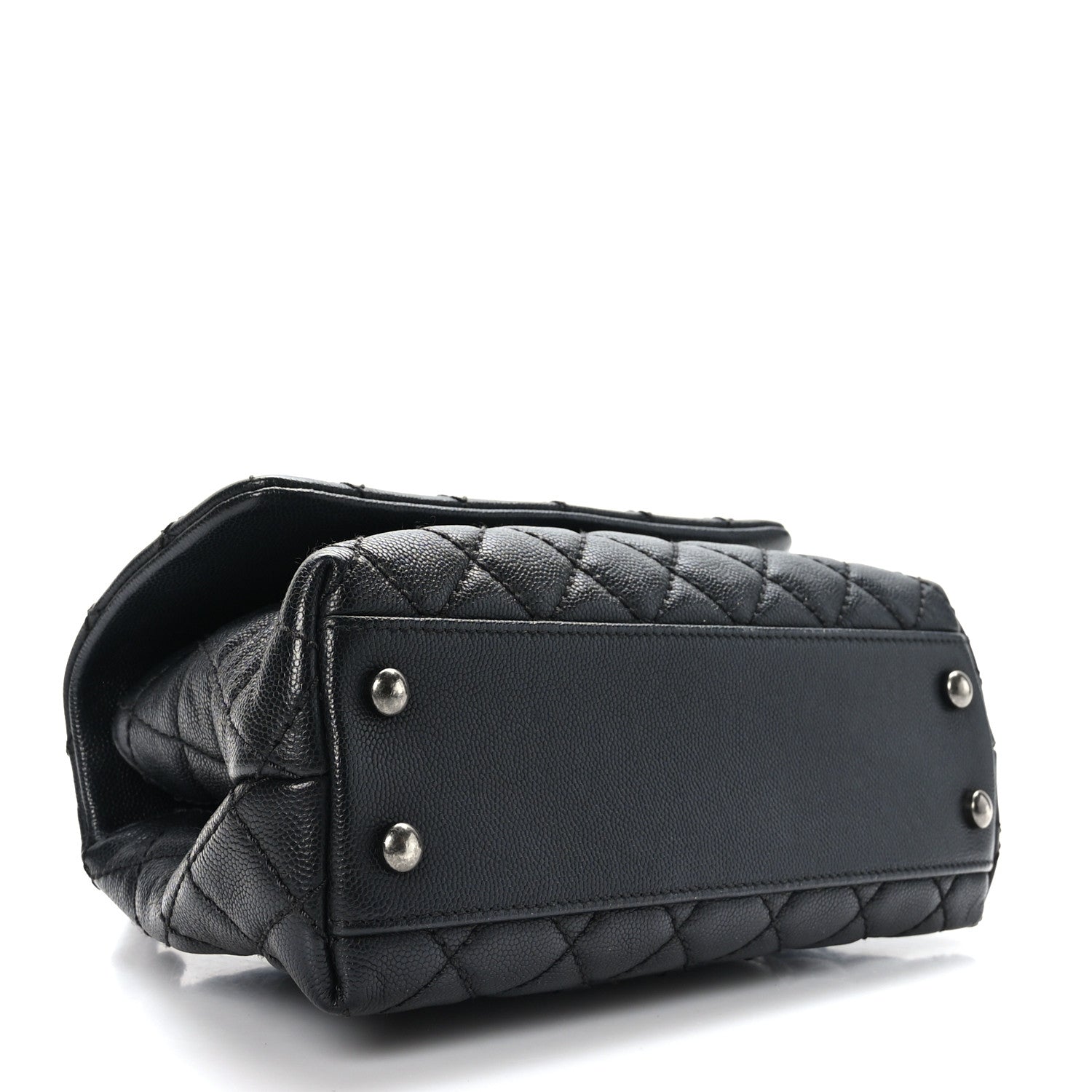 Chanel Caviar Quilted Mini Coco Handle Flap Black 4 of 9