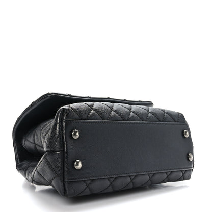 Chanel Caviar Quilted Mini Coco Handle Flap Black 4 of 9