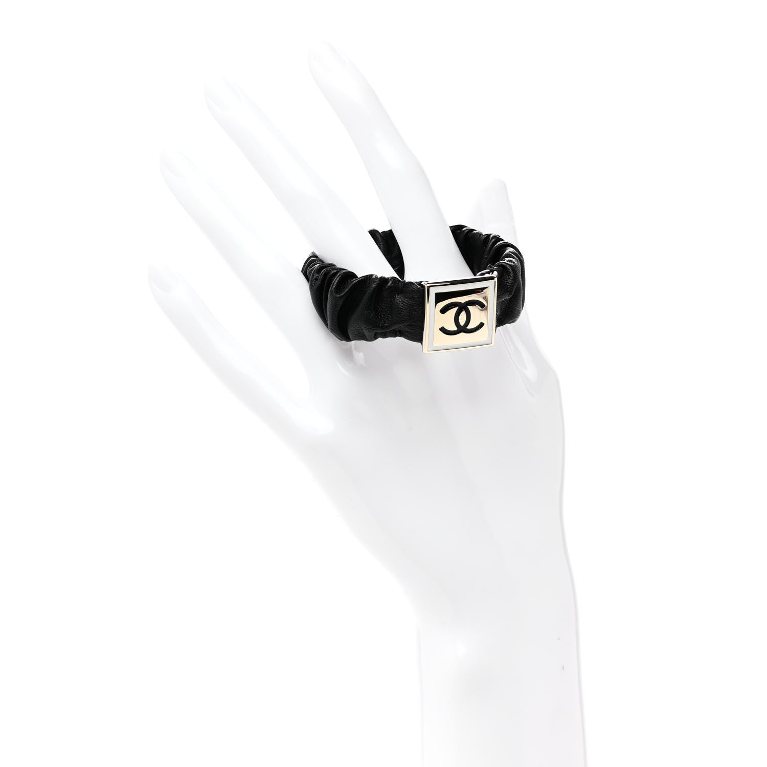 Chanel Lambskin CC Bracelet Black 2 of 4
