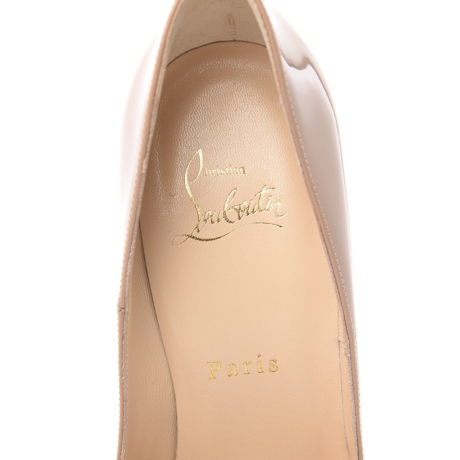 Christian Louboutin Patent So Kate 120 Pumps 38 Nude 7 of 8