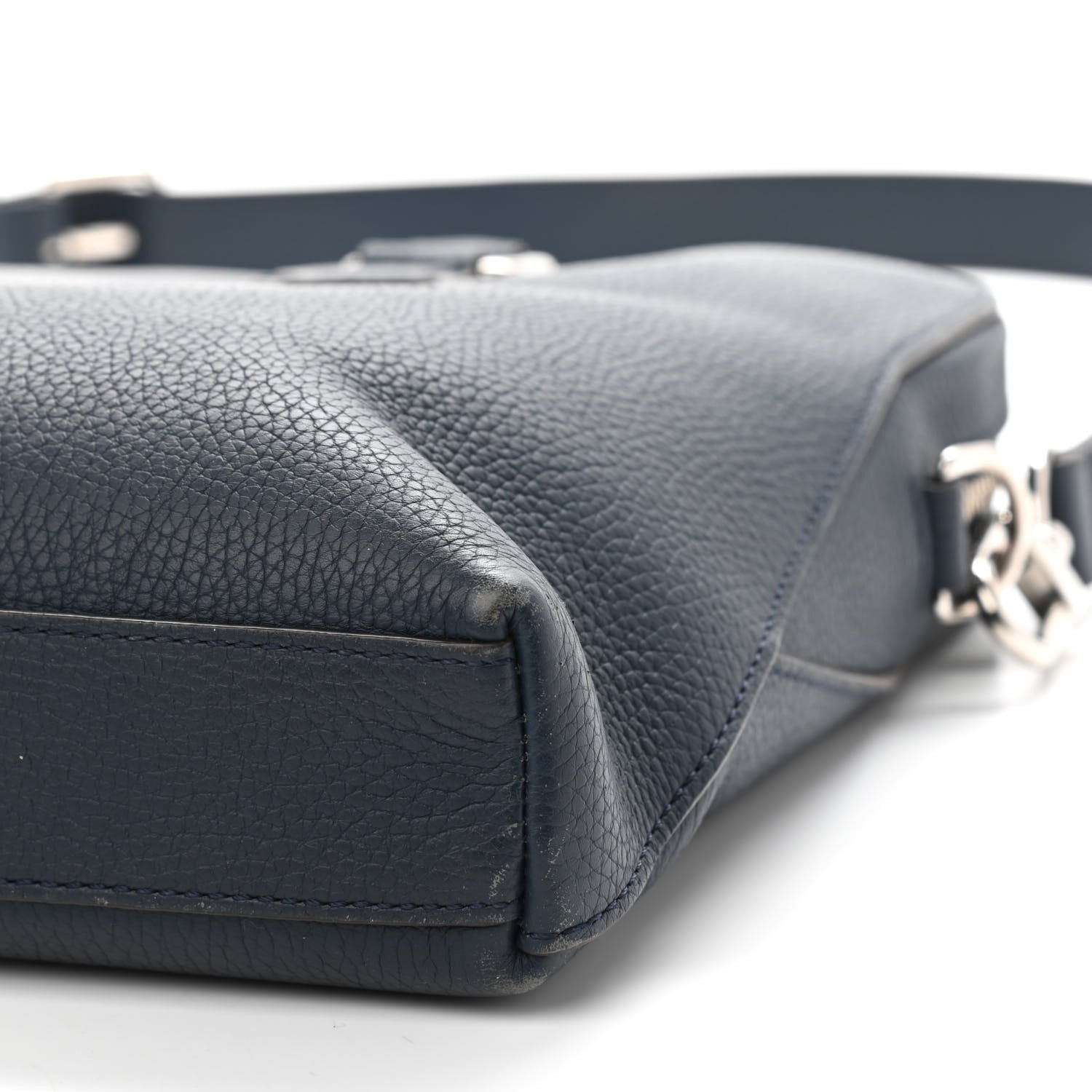 Louis Vuitton Taurillon Armand Briefcase Navy 8 of 9