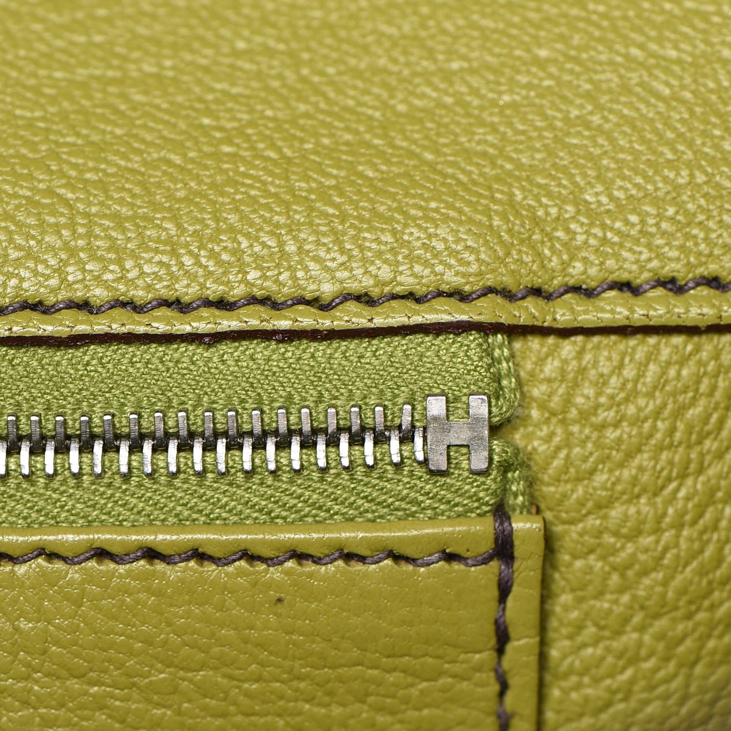 Hermes Togo Birkin 35 Vert Anis 11 of 41
