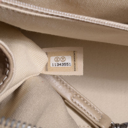 Chanel Calfskin Surpique Handbag Beige 7 of 7
