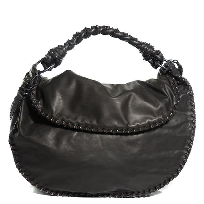 Bottega Veneta Waxed Calfskin Hobo Espresso 1 of 8