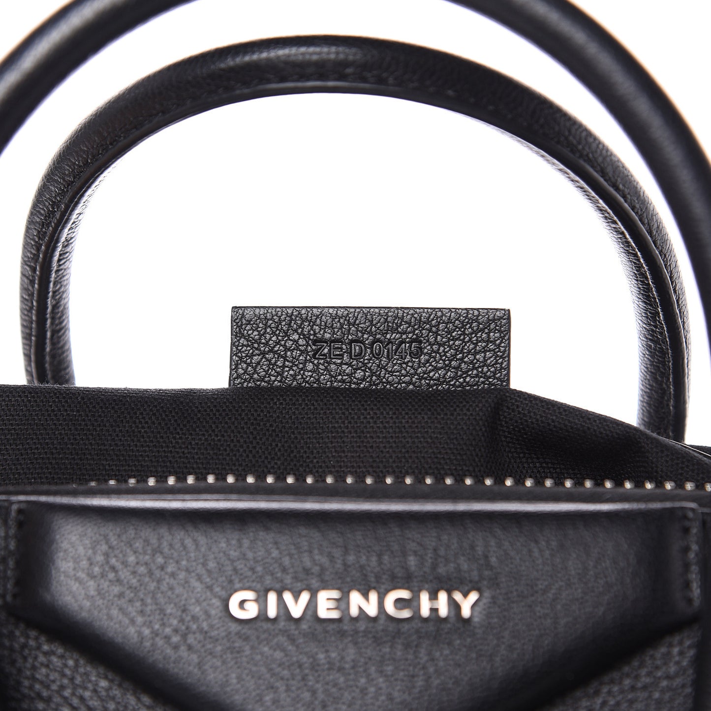 Sugar Goatskin Small Antigona Black