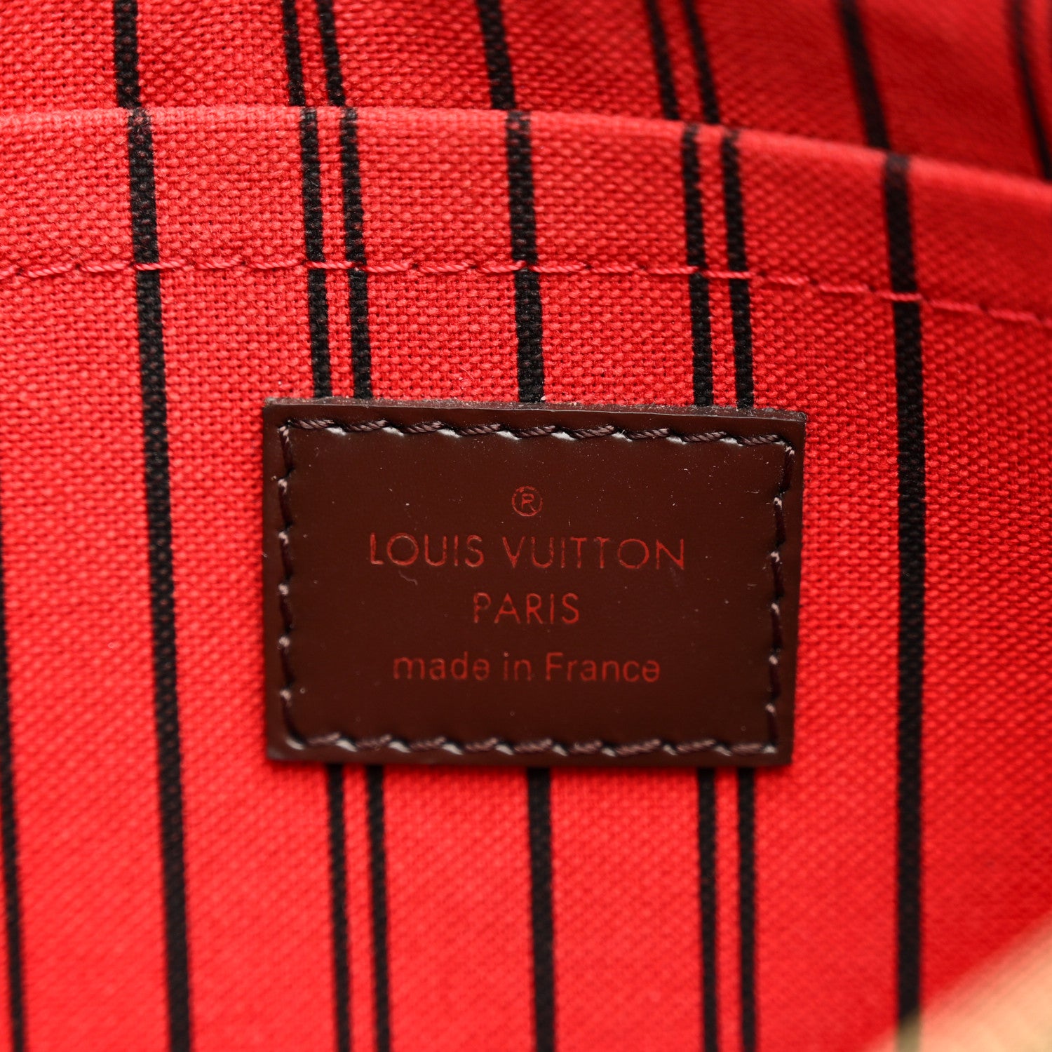 Louis Vuitton Damier Ebene Neverfull MM GM Pochette 6 of 7