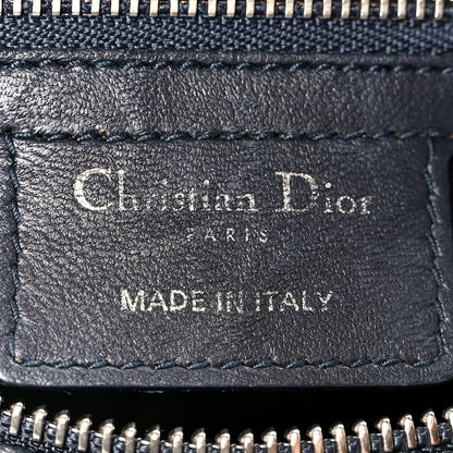 Christian Dior Lambskin Cannage Medium Lady Dior Navy Blue 5 of 9