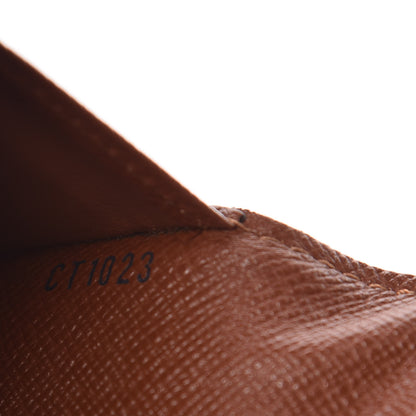 Louis Vuitton Monogram Porte Valeurs Checkbook Wallet 7 of 9
