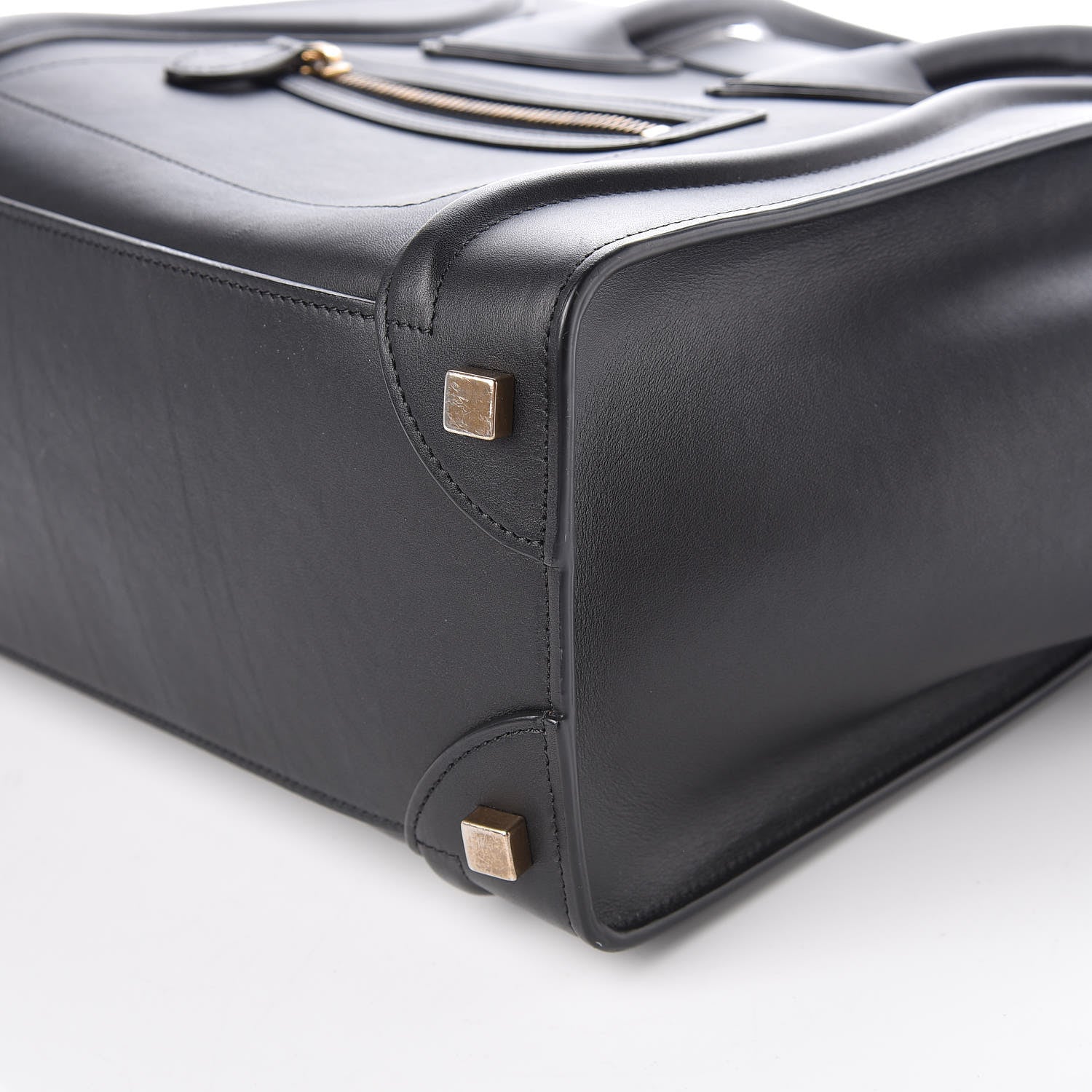 Celine Smooth Calfskin Micro Luggage Black 6 of 13