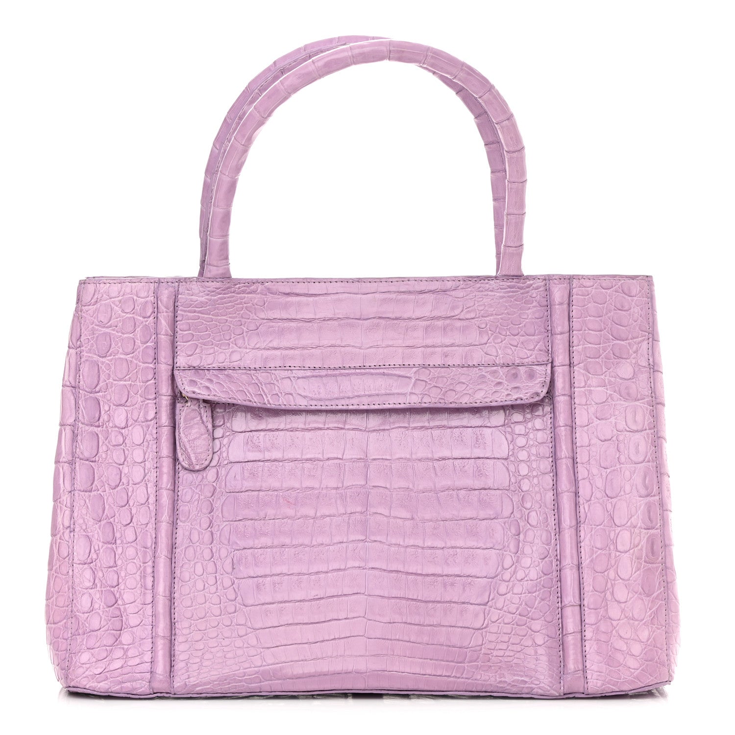 Nancy Gonzalez Crocodile Tote Light Purple 1 of 16