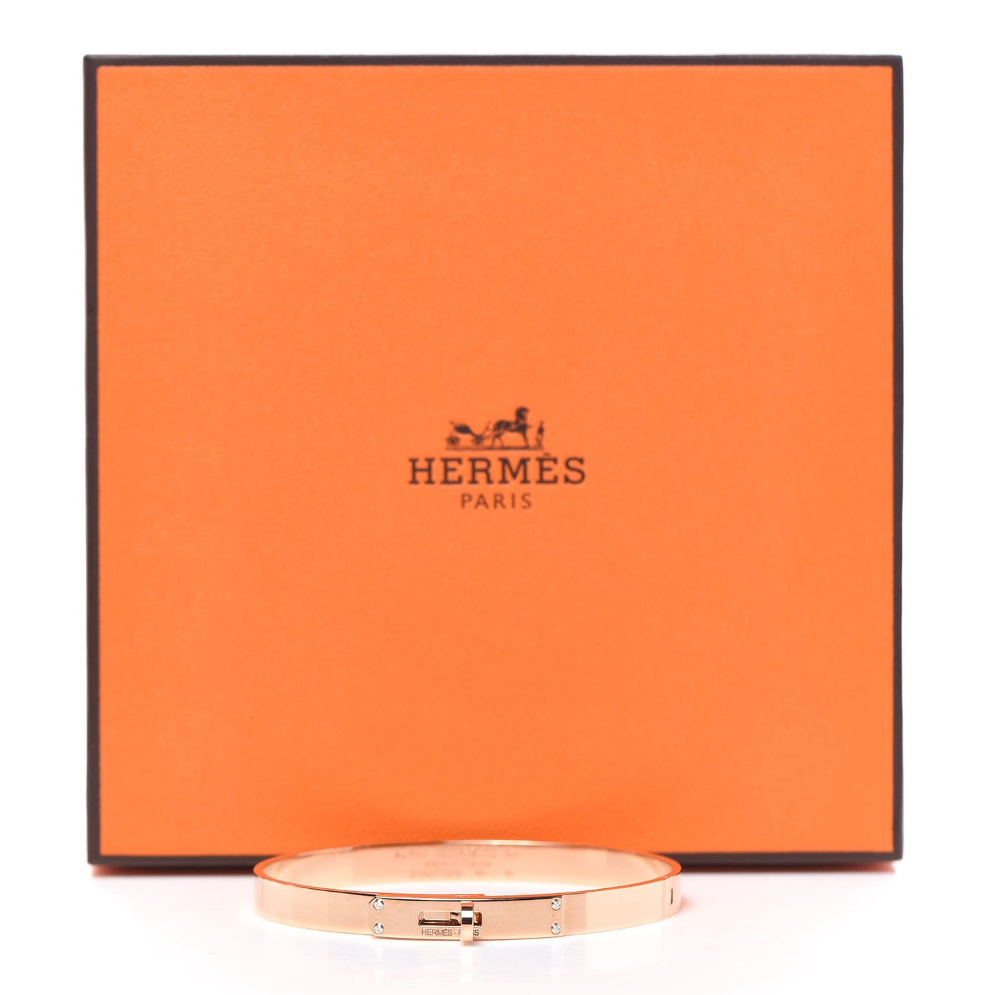 18K Rose Gold Diamond PM Kelly Bracelet SH