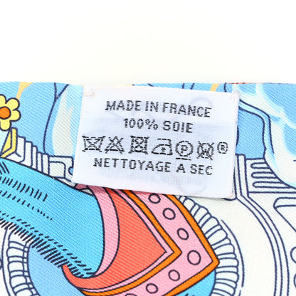 Hermes Silk Sur Mon Nuage Twilly Marine Clair Ciel 4 of 5