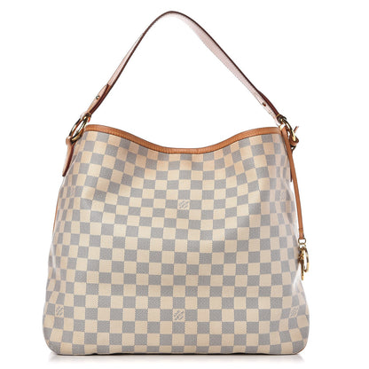 Louis Vuitton Damier Azur Delightful MM Pink 1 of 21