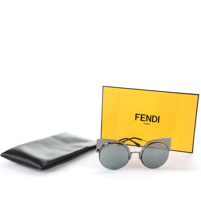 Fendi Sunglasses Eyeshine FF 0177/S Gunmetal | 6 of 6