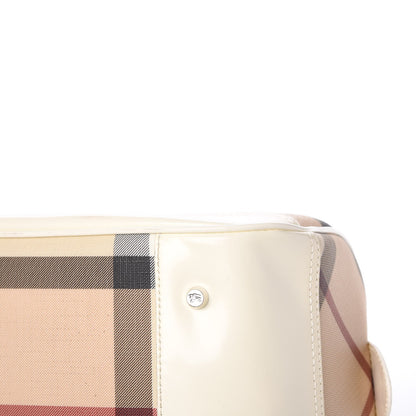 Burberry Nova Check Bowling Bag White 11 of 16