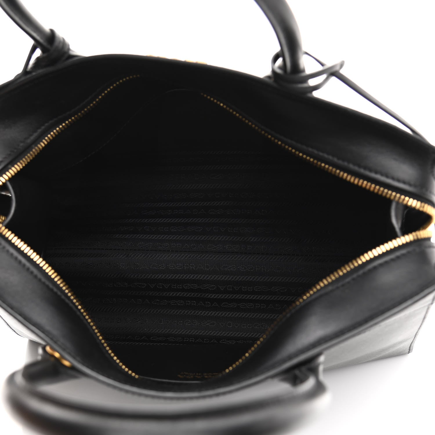 Prada Saffiano City Calf Medium Esplanade Tote Mercurio Black 5 of 9