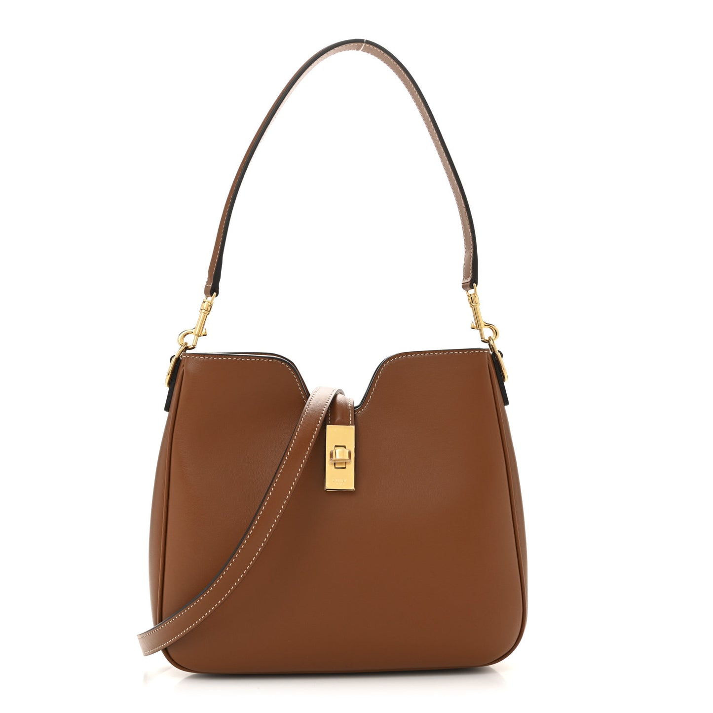 Smooth Calfskin Small Camille 16 Soft Bag Tan