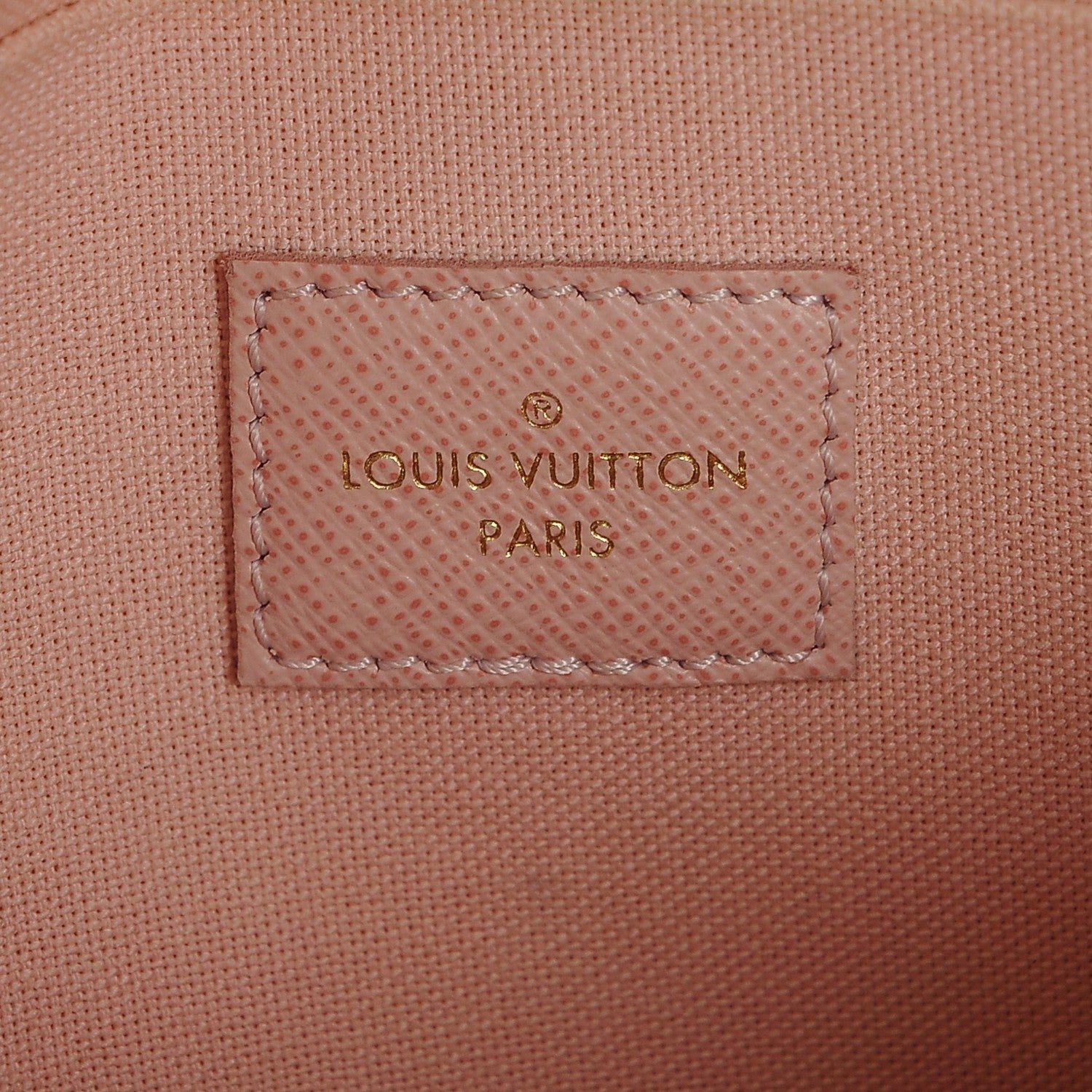 Louis Vuitton Damier Azur Pochette Felicie Chain Wallet Rose Ballerine 7 of 8