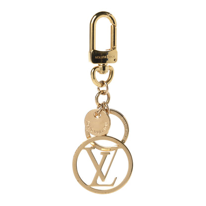 Louis Vuitton LV Circle Bag Charm Key Holder Gold 1 of 4