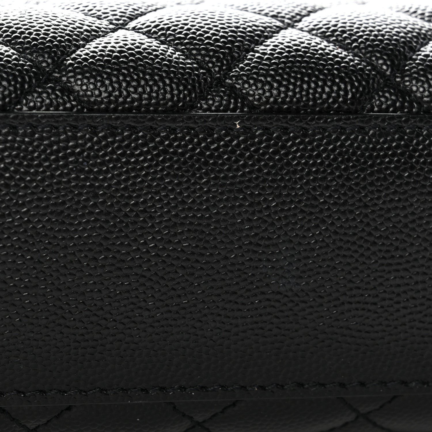 Saint Laurent Grain De Poudre Textured Mixed Matelasse Large Triquilt Monogram Satchel Black 11 of 12