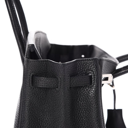 Hermes Togo Birkin 25 Black 27 of 36