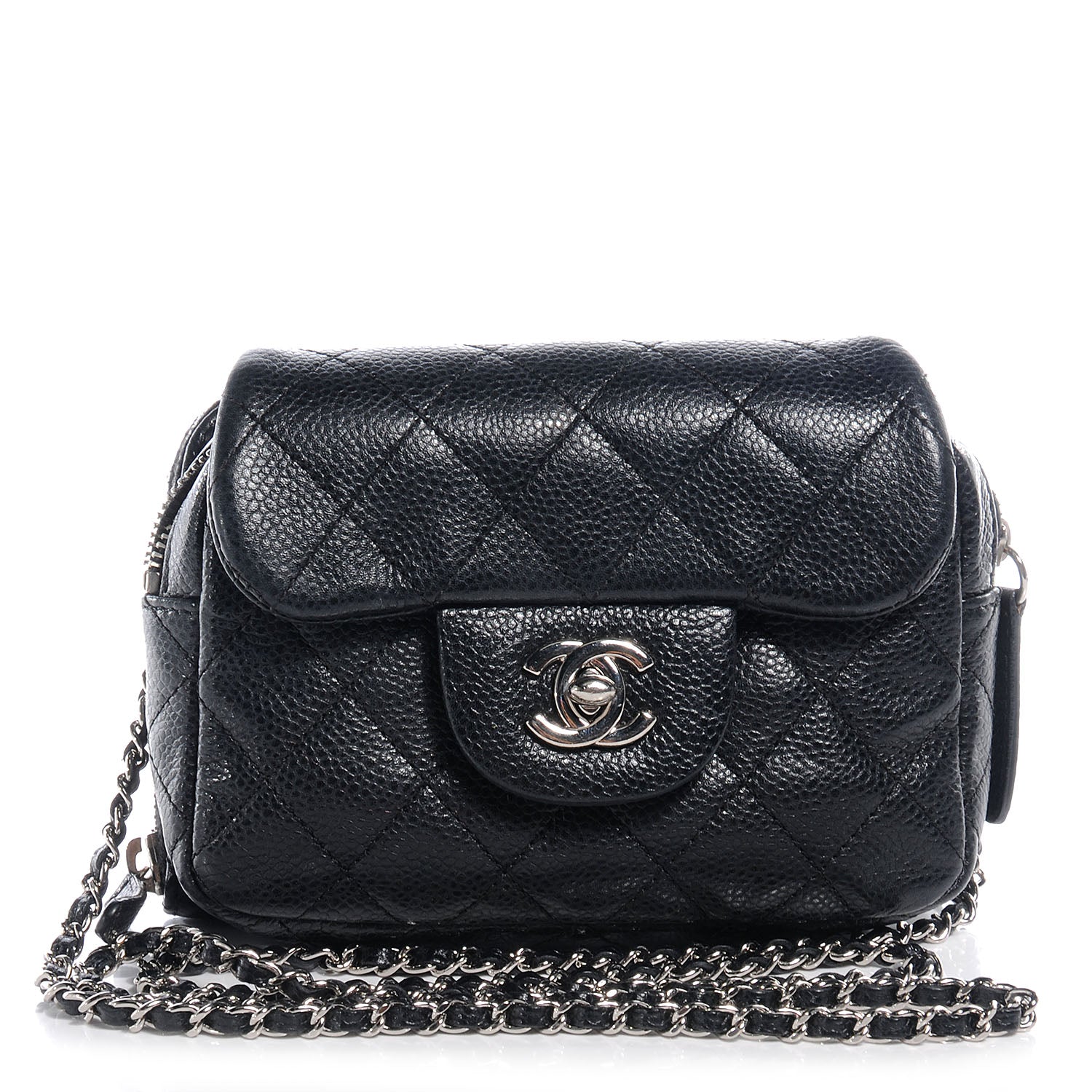 Chanel Caviar Quilted New Mini Flap Black 1 of 9