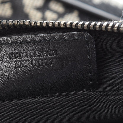 Christian Dior Monogram Mini Saddle Pochette Navy 7 of 11