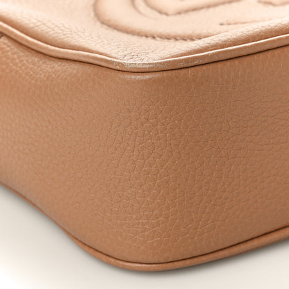 Gucci Pebbled Calfskin Small Soho Disco Bag Camelia 9 of 11