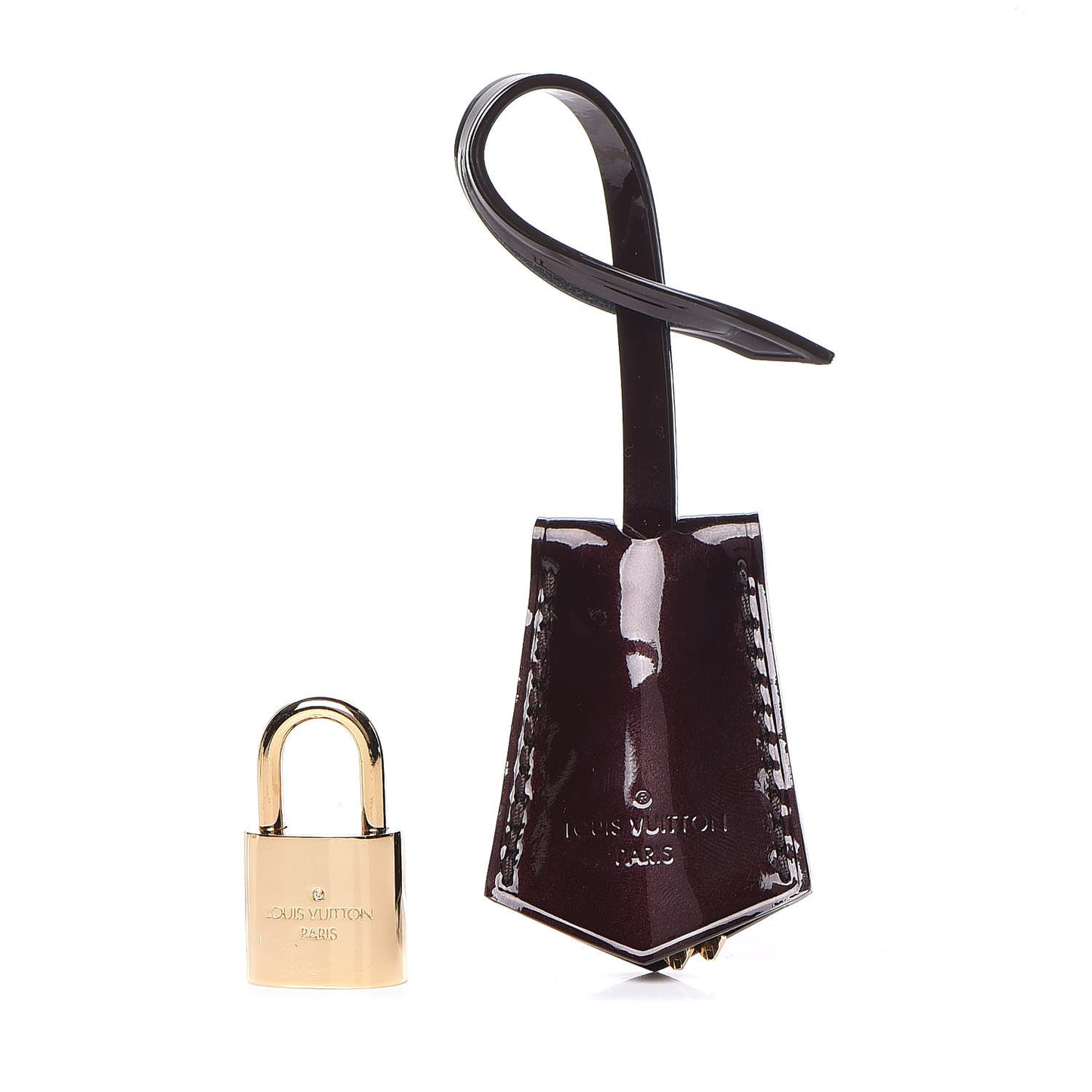 Vernis Clochette Key Bell Holder and Lock Set Amarante