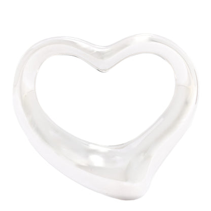 Tiffany Sterling Silver 35mm Elsa Peretti Open Heart Pendant 1 of 3