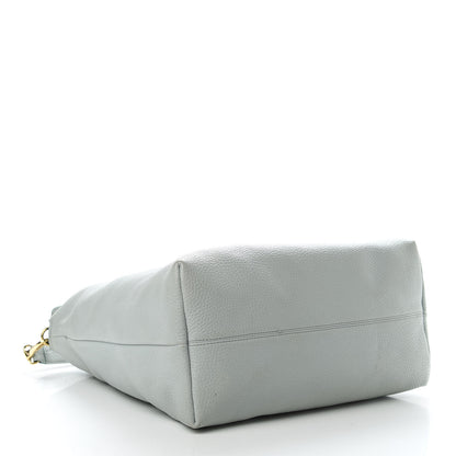 Burberry Grainy Calfskin Medium Cale Hobo Sky Blue 4 of 19
