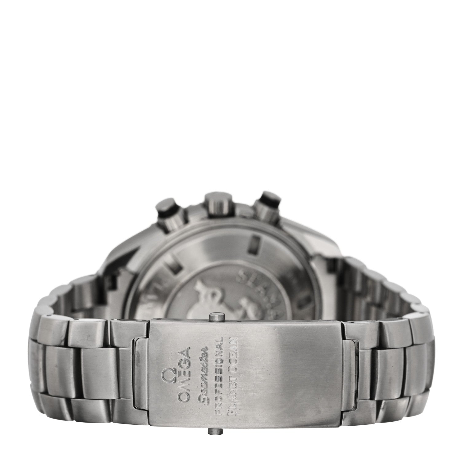 Omega Stainless Steel 45.5 mm Seamaster Planet Ocean Chronograph Automatic Watch Black 2210.50.00 3 of 4