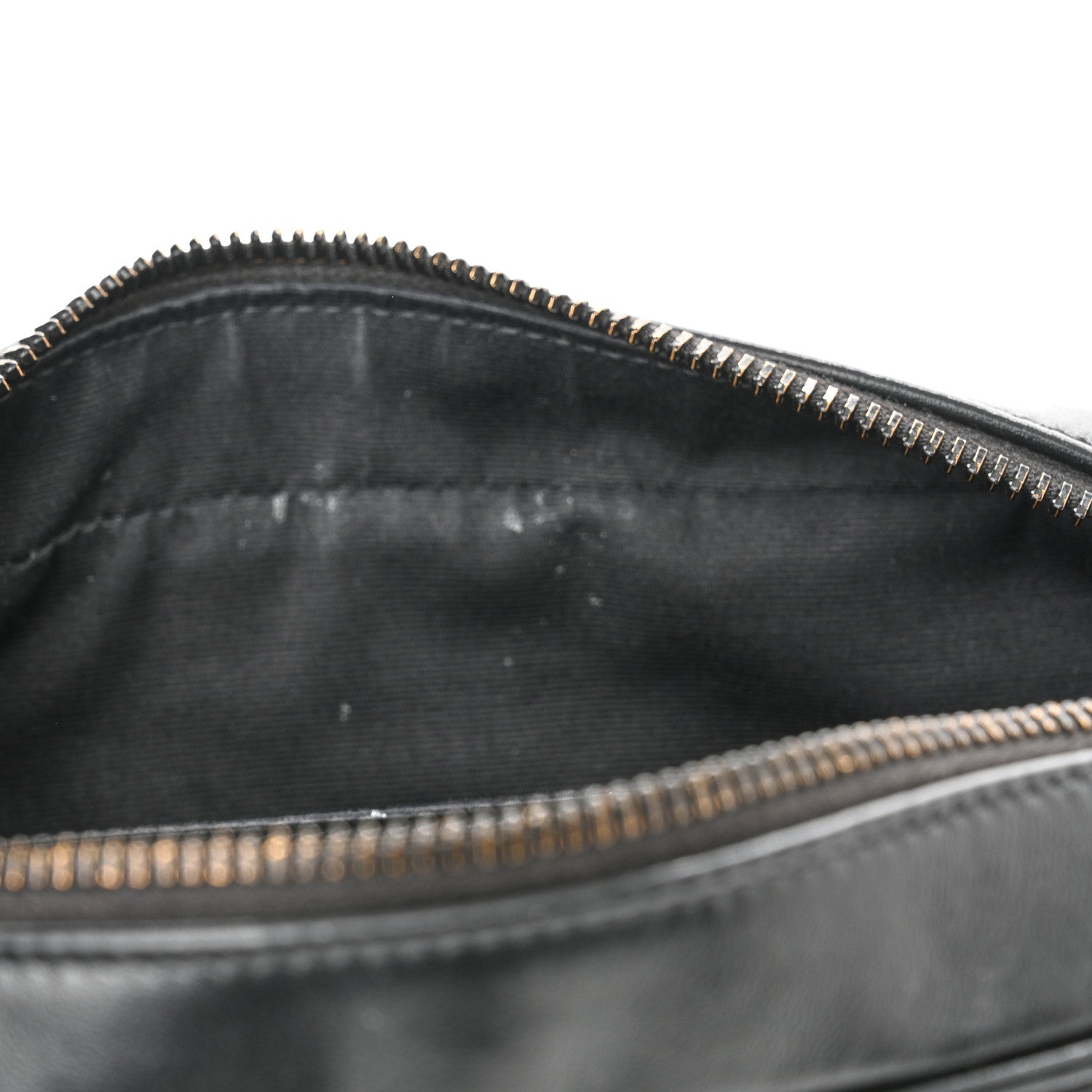 Saint Laurent Calfskin Matelasse Monogram Monochrome Lou Camera Bag Black 12 of 13