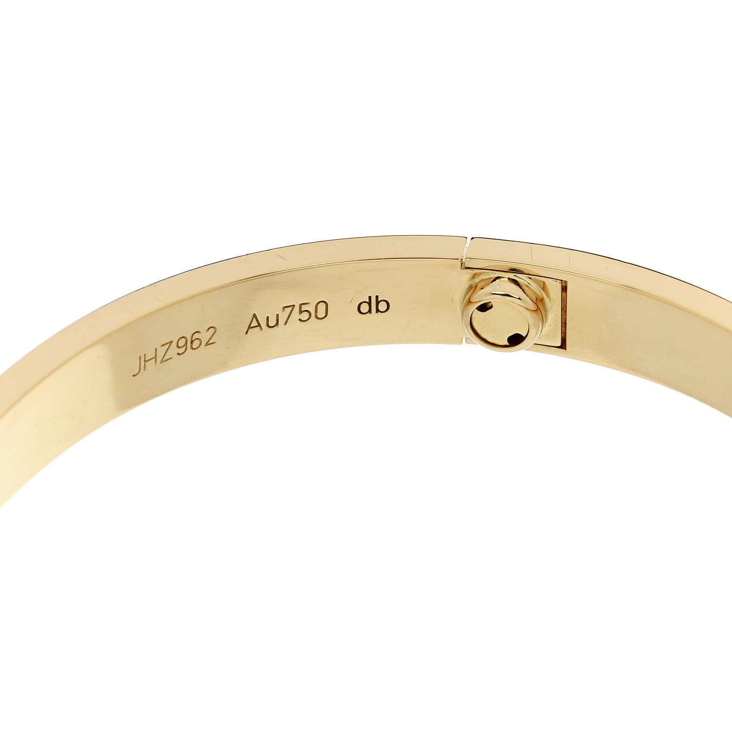 Cartier 18K Yellow Gold LOVE Bracelet 18 7 of 9