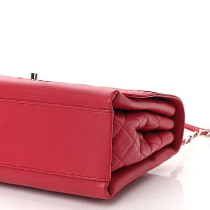 Chanel Calfskin Jumbo Tramezzo Flap Red 10 of 10