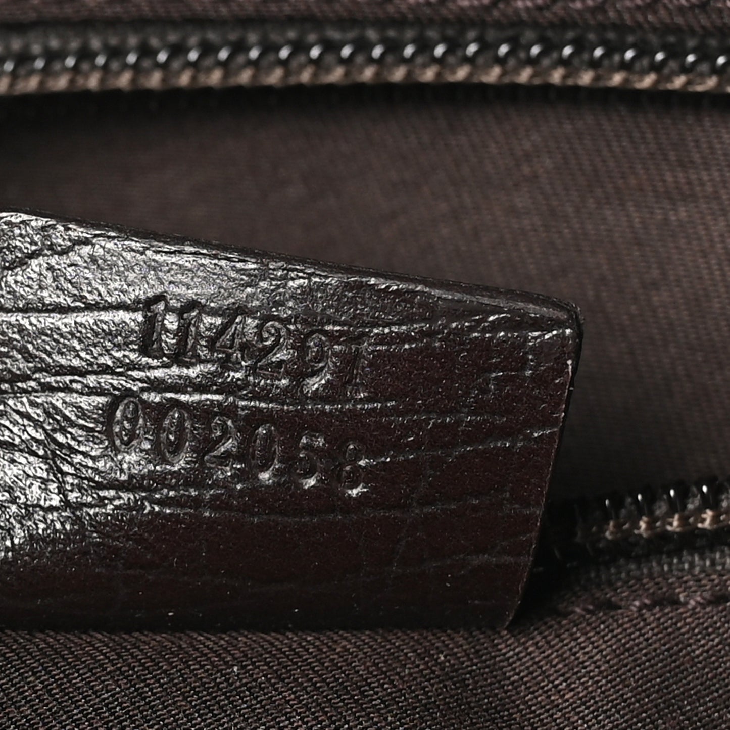 GG Plus Monogram Shoulder Bag Dark Brown