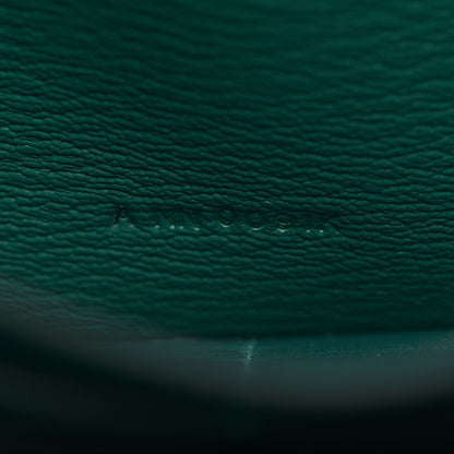 Hermes Shiny Alligator Kelly Longue Wallet Vert Emeraude 8 of 22