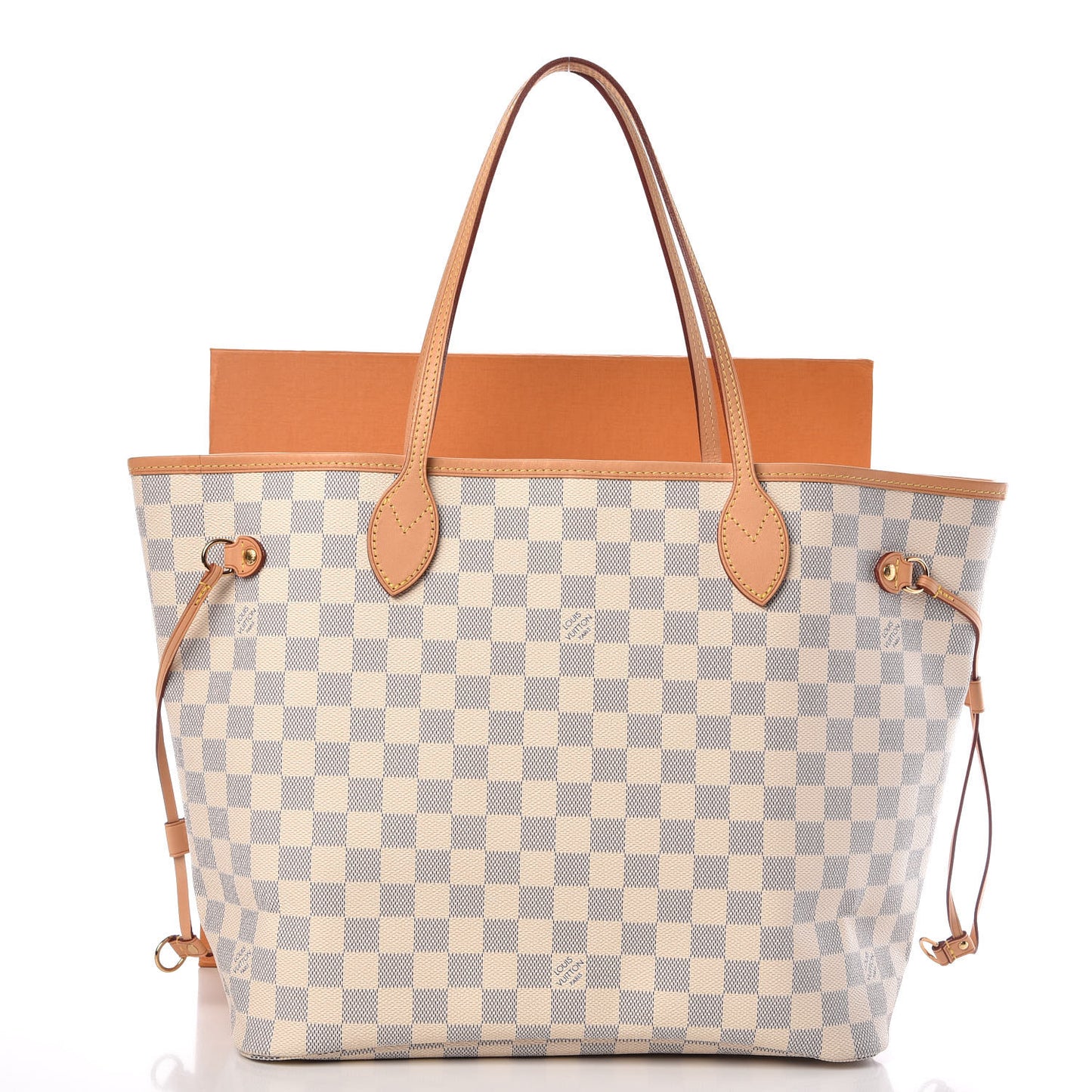 Damier Azur Neo Neverfull MM Rose Ballerine