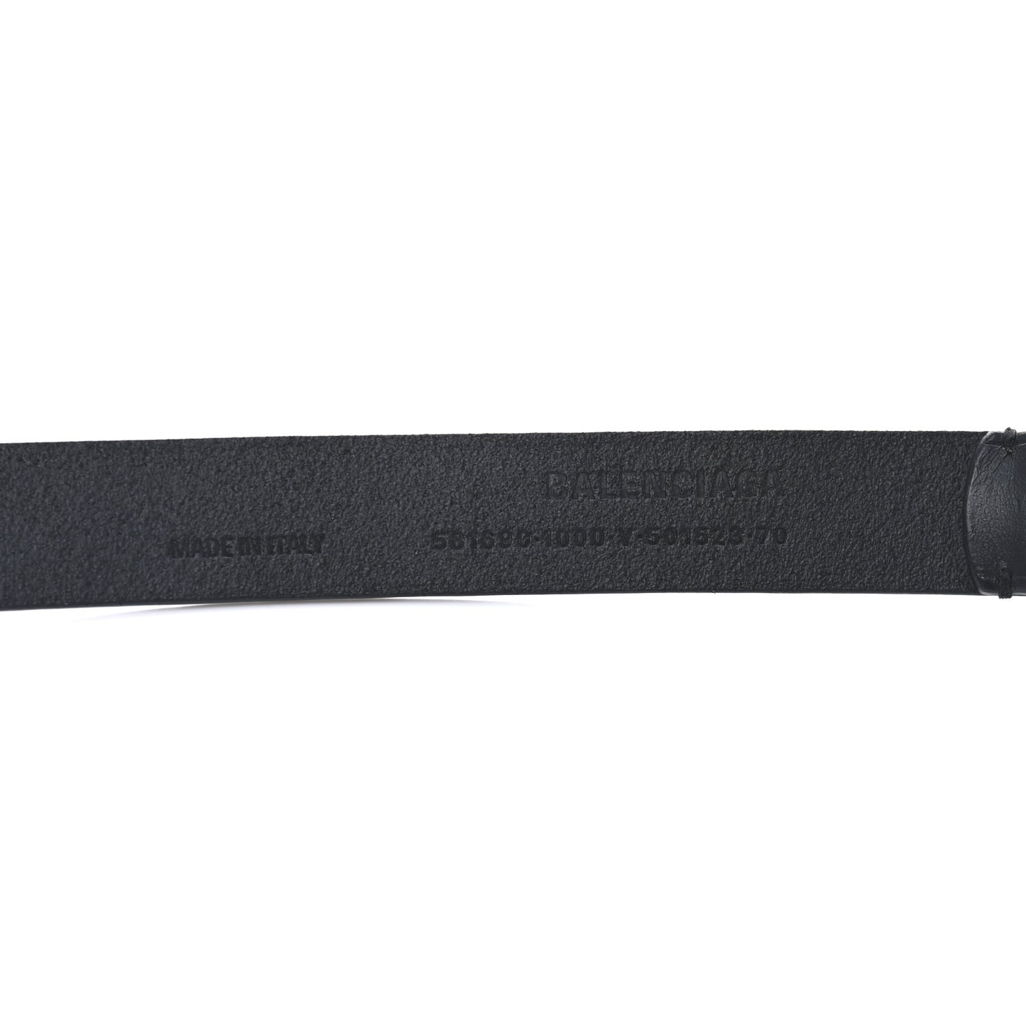 Natural Calfskin BB 25mm Thin Belt 70 28 Black