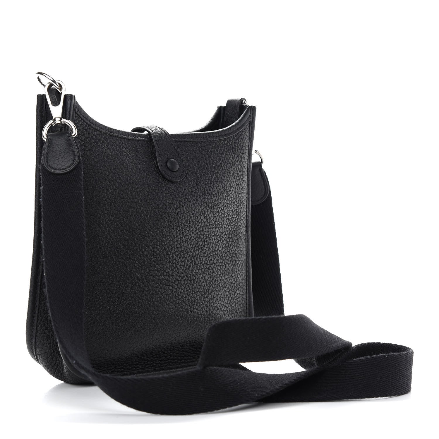Hermes Taurillon Clemence Evelyne TPM Black 3 of 9