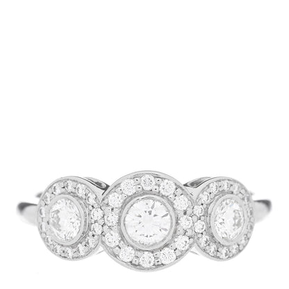 Tiffany Platinum Diamond Circlet Ring 53 6.5 1 of 4