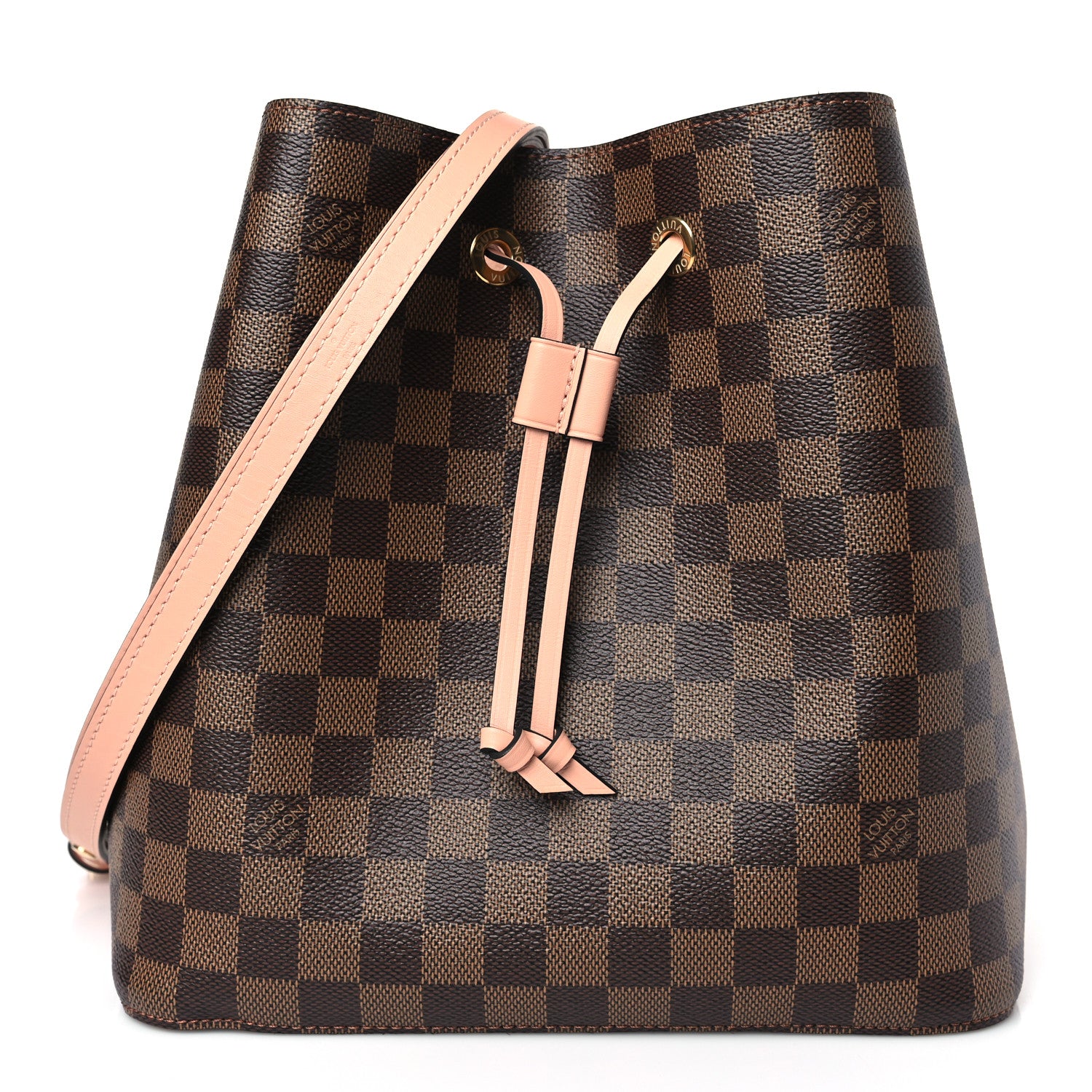 Louis Vuitton Damier Ebene Neonoe MM Venus Pink 1 of 8