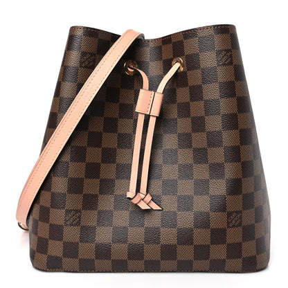 Louis Vuitton Damier Ebene Neonoe MM Venus Pink 1 of 8