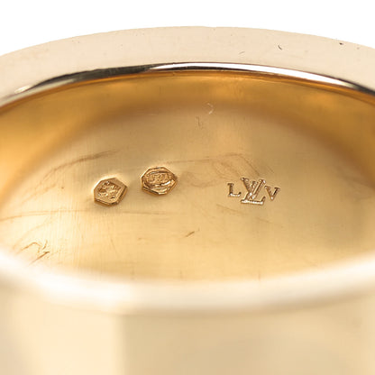 Louis Vuitton 18K Yellow Gold 10mm Empreinte Ring 52 6 7 of 7