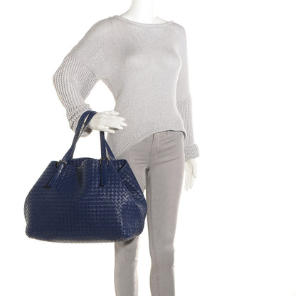 Bottega Veneta Nappa Intrecciato Large Seamless Tote Indigo 2 of 8